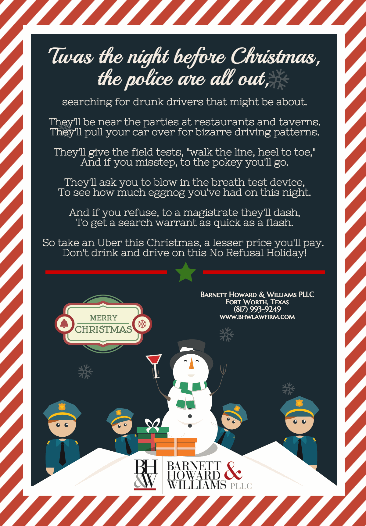 DWI No Refusal Christmas Fort Worth