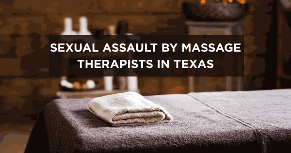 Massage table with folded towel – article about sexual assault by massage therapists in Texas and how victims can pursue civil lawsuits.