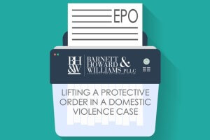 EPO Lift Protective Order Fort Worth