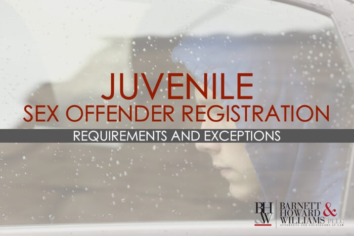 Juvenile Sex Offender Registration Texas