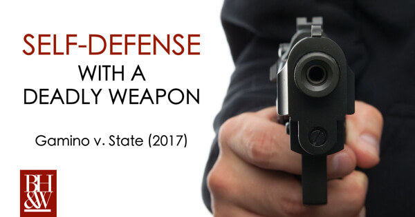 Self-Defense Jury Charge Texas