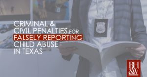 False Report Child Abuse Texas