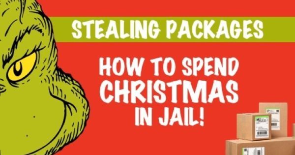 stealing presents Christmas theft package