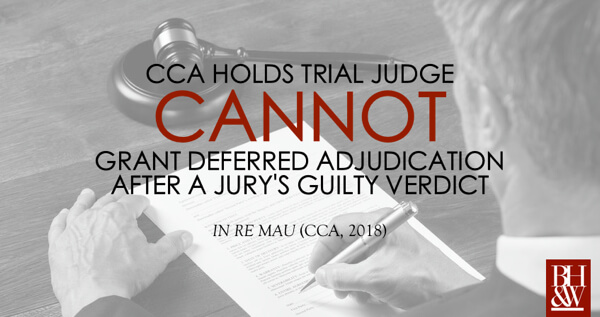 Mau Deferred Adjudication Jury Verdict