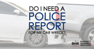 Car accident Police Report