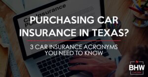 UM UIM PIP Insurance Texas