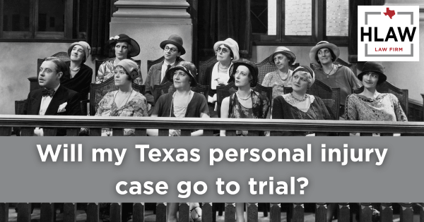Vintage image of a jury, potentially in a Texas courtroom, illustrating the question 'Will my Texas personal injury case go to trial?' for a Fort Worth law firm blog.