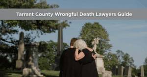 Tarrant County wrongful death lawyers guide – grieving family in cemetery seeking legal support after loss