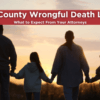 Silhouette of a family holding hands at sunset, representing families seeking legal guidance after a wrongful death in Tarrant County, Texas.